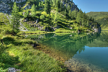 Landscape, Nature, Mountains, Lake HD wallpaper