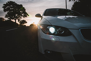 Cars, Glare, Shine, Light, Car, Machine, Grey, Headlight HD wallpaper
