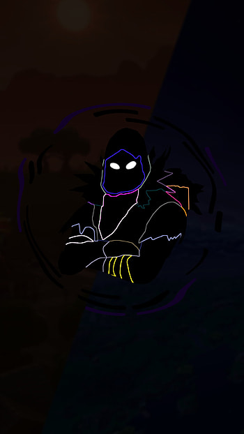 Fortnite Battle Royale — Neon Shadow , Fortnite Battle Royale, video game, Fortnite HD phone wallpaper