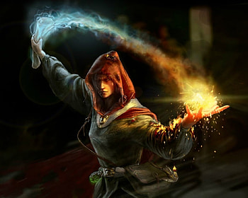 He Holds Powerful Magic, Man, Dark, Magic, Practicing, Possess HD wallpaper