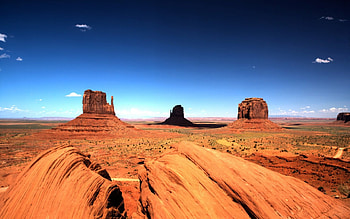 Monument Valley, monuments, desert, sky, sand HD wallpaper