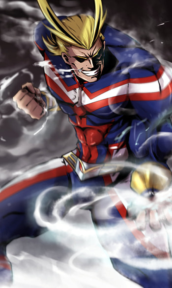 All Might, Anime, My Hero Academia HD phone wallpaper