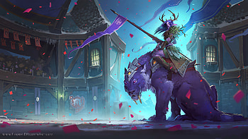 Hearthstone Darnassus Aspirant , hearthstone, games, 2020-games, artstation, artist, artwork, digital-art HD wallpaper
