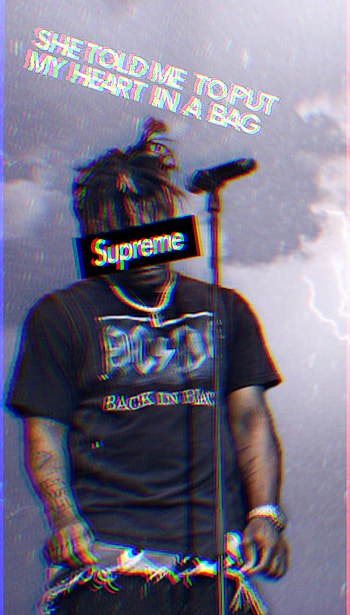 JWRLD Supreme, edit, juice wrld HD phone wallpaper