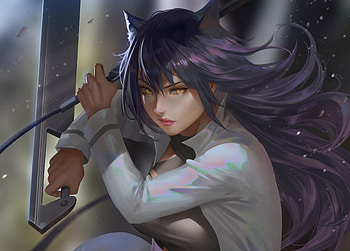 RWBY, anime series, pretty girl, art HD wallpaper