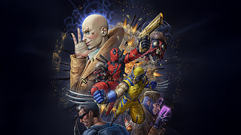 Marvel Deadpool And Wolverine Forever, wolverine, deadpool, gambit, blade, deadpool-and-wolverine, deadpool-3, movies, superheroes, artwork, digital-art, deviantart HD wallpaper