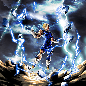 Vegeta , Aesthetic excellence, Saiyan pride, Glorious artwork HD phone wallpaper