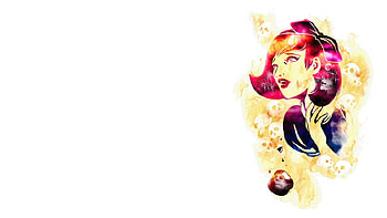 Deadly Apple, skull, apple, girl, death, skulls HD wallpaper