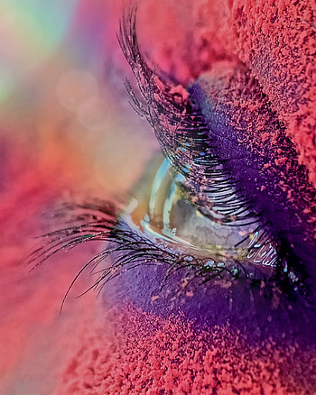 Eyes, close up, colorful HD phone wallpaper