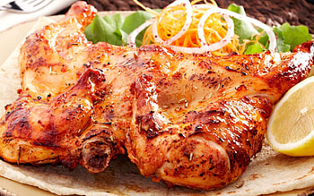 Grilled chicken , Flame-grilled goodness, BBQ delicacy, Savory protein HD wallpaper