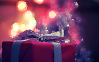 the gift, holiday, graphy, lights, love, christmas, present, happy, romantic HD wallpaper