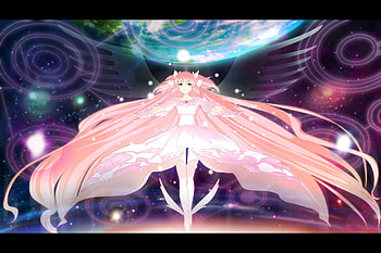 Madoka, mahou shoujo madoka magica, anime, kaname madoka, beauty HD wallpaper