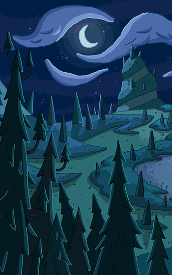 Moonlit Ooo — Adventure Time , TV Show, Adventure Time HD phone wallpaper