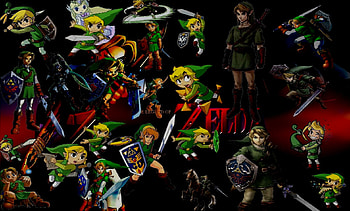 The Legend of Zelda, artwork, twilight princess, skyward sword, the wind waker, ocarina of time, majoras mask, link HD wallpaper