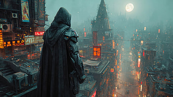 Vigilante Futuristic Man , ai, scifi, artist, artwork, digital-art HD wallpaper