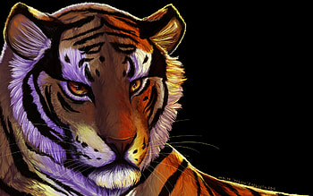 Tiger Art, tiger, artist HD wallpaper