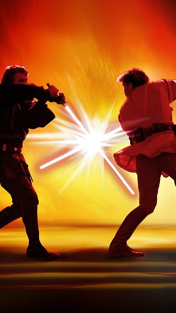 Obi Wan Kenobi, Mustafar Duel HD phone wallpaper