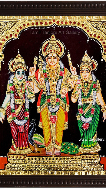 Thiruchendur Murugan, Black Background HD phone wallpaper