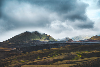 Landscape, Nature, Mountains, Clouds, Iceland HD wallpaper
