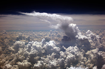 White clouds, above the sky, nature HD wallpaper