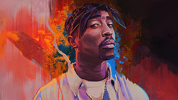 2pac The Legend, 2pac, music, artwork, art, digital-art, deviantart HD wallpaper