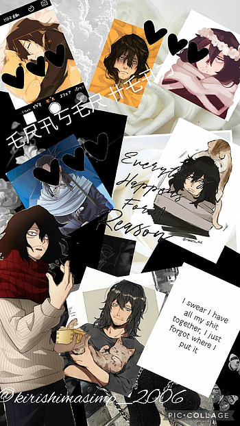 Eraser head, shota, shota aizawa, dadzawa, mha, black and white, bnha, cute, anime, aizawa, japenese HD phone wallpaper