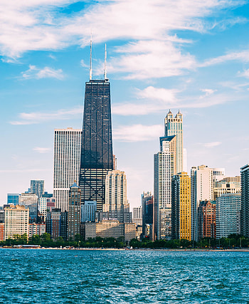 Sunny day, buildings HD phone wallpaper