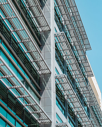Sky, Architecture, Building, Reflection, Miscellanea, Miscellaneous, Facade HD phone wallpaper
