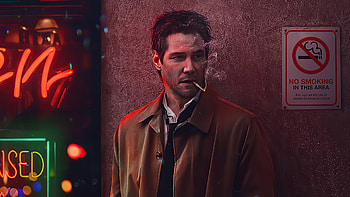 Keanu Reeves As John Constantine, keanu-reeves, movies, artist HD wallpaper