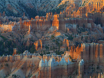BRYCE CANYON at SUNRISE, colors, nature, mountains, canyon HD wallpaper