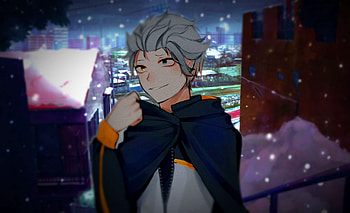 Subaru in The Snowy City V. Night, Subaru Natsuki, Anime, Re:Zero - Starting Life in Another World HD wallpaper