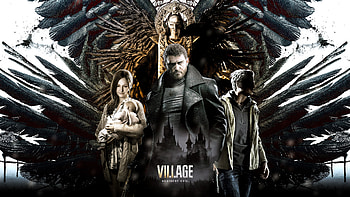 Resident Evil Village, Ultra , Fear-filled characters, Gripping HD wallpaper