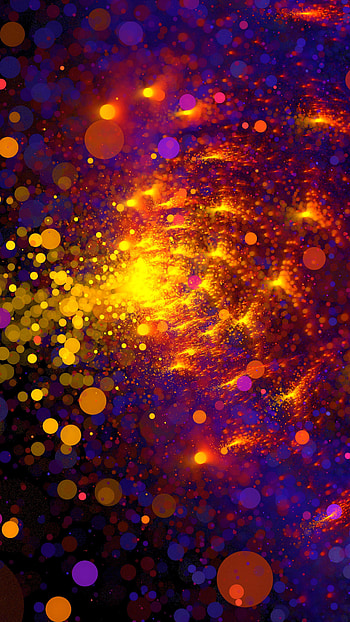 Abstract, Circles, Shine, Brilliance, Fractal, Immersion HD phone wallpaper