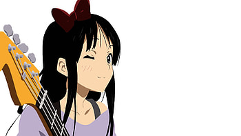 Anime, Guitar, Girl, Brunette, Yoke, Coquette HD wallpaper