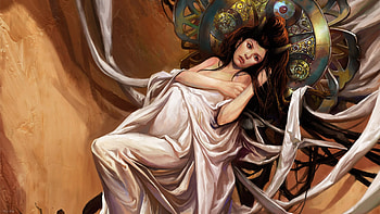 LADY OF LEISURE JUST PLAIN TIRED, plain, lady, tired, fantasy, beautiful HD wallpaper