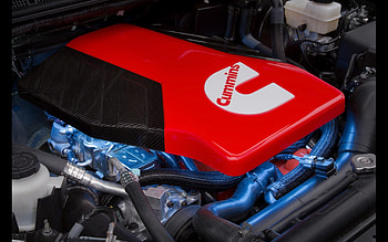 Frontier Diesel Runner Cummins pickup engine f background . HD wallpaper