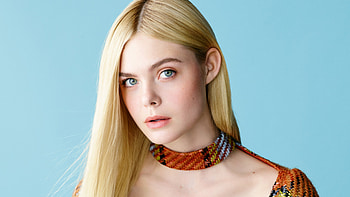 Blonde Actress, Elle Fanning, Face HD wallpaper