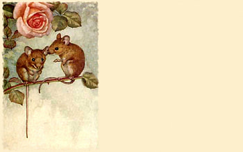 Mouse Pair 2, animal, art, mice, artwork, wide screen, wildlife, painting, mouse, rodent HD wallpaper