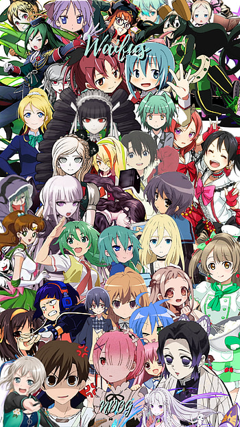 Best Waifus, Nadawar, collage, waifu, animegirls, bestgirl, bestwaifu, NDOG, rezero, animegirl, ram HD phone wallpaper