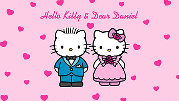 hello kitty & dear daniel, daniel, dear, kitty, hello HD wallpaper