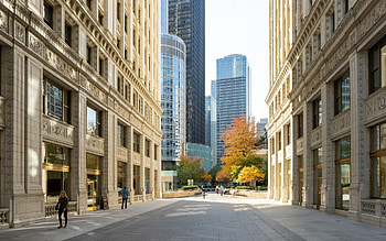 Chicago, Illinois, USA, street, Chicago, skyscrapers, America HD wallpaper