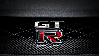 Nissan GTR Engine and Logo . HD wallpaper