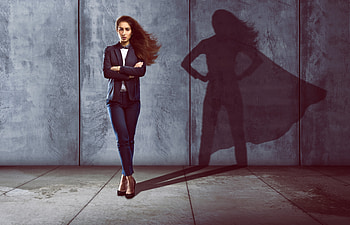 Business Woman Superhero, women, girls, superheroes HD wallpaper