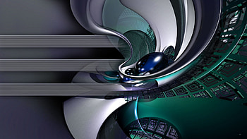 Abstract, Lines, Stripes, Streaks, Balls HD wallpaper