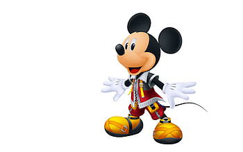King Mickey Mouse, Animated royalty, Iconic character, Classic animation HD wallpaper