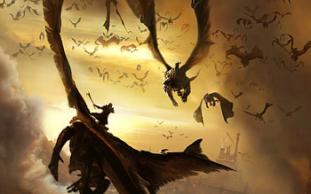 Lair Dragons, games HD wallpaper