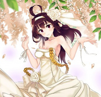 Bride, sublime, cute, wed, floral, dress, beauty, nice, petals, flower, happy, female, sweet, divine, smile, gorgeous, girl, beautiful, kawaii, elegant, wedding, anime, pretty, gown, lovely HD wallpaper