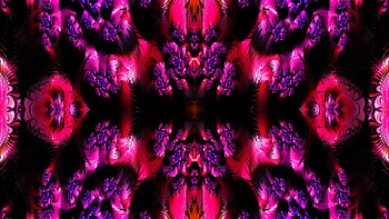Trippy Psychedelic Fractal, trippy, psychedelic, aesthetic, Abstract, fractal HD wallpaper