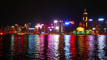 Victoria Harbour, Hong Kong Skyline HD wallpaper