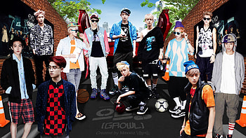 EXO Growl Teaser Dekstop Background HD wallpaper
